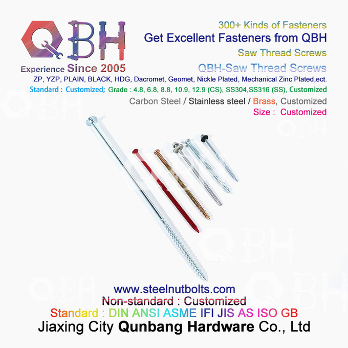 QBH ZP प्लेन HDG ब्लैक कार्बन स्टेनलेस स्टील सेल्फ टैपिंग सेल्फ ड्रिलिंग सॉ थ्रेड स्क्रू 2